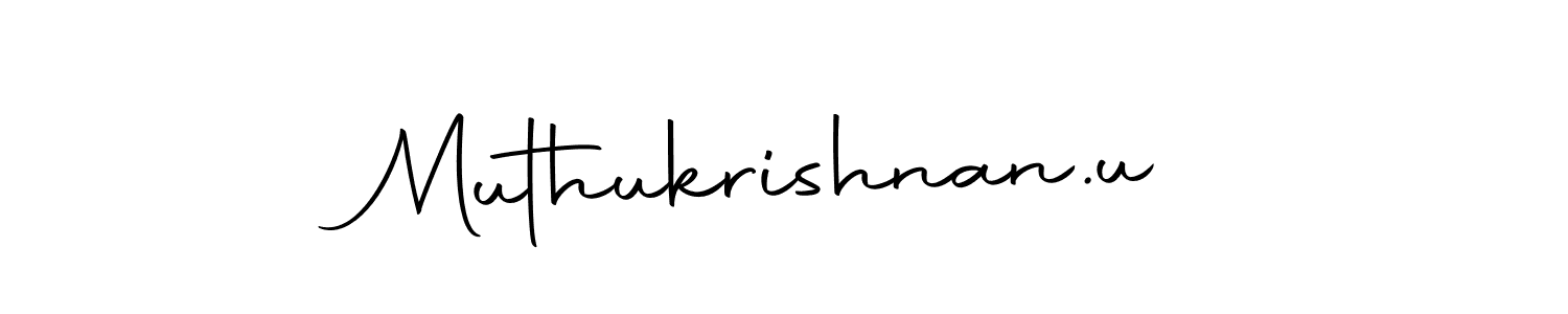 Make a beautiful signature design for name Muthukrishnan.u. With this signature (Autography-DOLnW) style, you can create a handwritten signature for free. Muthukrishnan.u signature style 10 images and pictures png