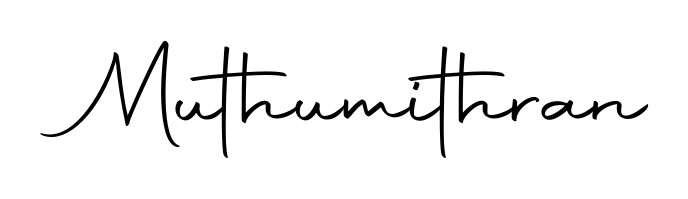 An effortless, minimalist signature concept for Muthumithran using Autography-DOLnW design. Clean lines that look great on any document. Muthumithran signature style 10 images and pictures png