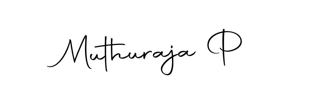 Create a beautiful signature design for name Muthuraja P. With this signature (Autography-DOLnW) fonts, you can make a handwritten signature for free. Muthuraja P signature style 10 images and pictures png