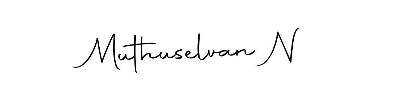 How to make Muthuselvan N signature? Autography-DOLnW is a professional autograph style. Create handwritten signature for Muthuselvan N name. Muthuselvan N signature style 10 images and pictures png