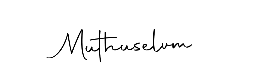 Make a beautiful signature design for name Muthuselvm. Use this online signature maker to create a handwritten signature for free. Muthuselvm signature style 10 images and pictures png
