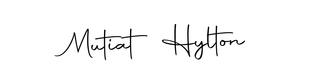Use a signature maker to create a handwritten signature online. With this signature software, you can design (Autography-DOLnW) your own signature for name Mutiat Hylton. Mutiat Hylton signature style 10 images and pictures png