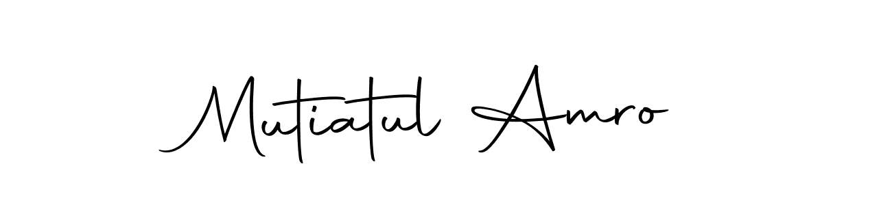 The best way (Autography-DOLnW) to make a short signature is to pick only two or three words in your name. The name Mutiatul Amro include a total of six letters. For converting this name. Mutiatul Amro signature style 10 images and pictures png