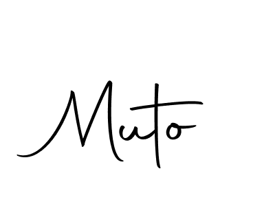 Use a signature maker to create a handwritten signature online. With this signature software, you can design (Autography-DOLnW) your own signature for name Muto. Muto signature style 10 images and pictures png