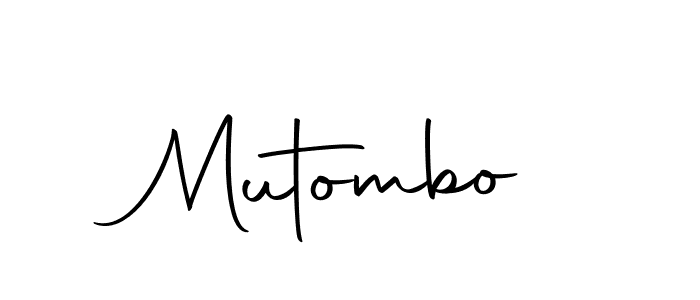 Design your own signature with our free online signature maker. With this signature software, you can create a handwritten (Autography-DOLnW) signature for name Mutombo. Mutombo signature style 10 images and pictures png