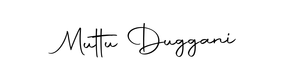 Make a beautiful signature design for name Muttu Duggani. With this signature (Autography-DOLnW) style, you can create a handwritten signature for free. Muttu Duggani signature style 10 images and pictures png