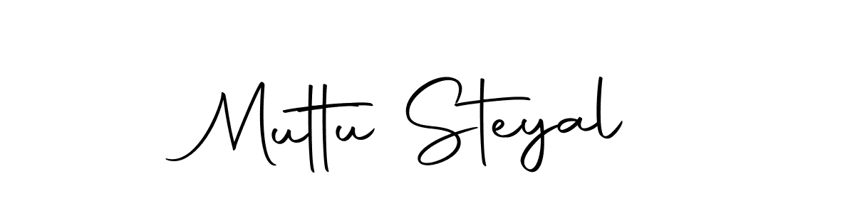 Muttu Steyal stylish signature style. Best Handwritten Sign (Autography-DOLnW) for my name. Handwritten Signature Collection Ideas for my name Muttu Steyal. Muttu Steyal signature style 10 images and pictures png