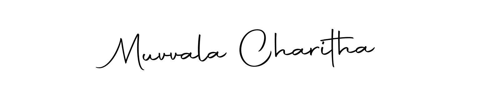 Also we have Muvvala Charitha name is the best signature style. Create professional handwritten signature collection using Autography-DOLnW autograph style. Muvvala Charitha signature style 10 images and pictures png