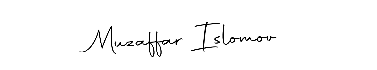 Also we have Muzaffar Islomov name is the best signature style. Create professional handwritten signature collection using Autography-DOLnW autograph style. Muzaffar Islomov signature style 10 images and pictures png