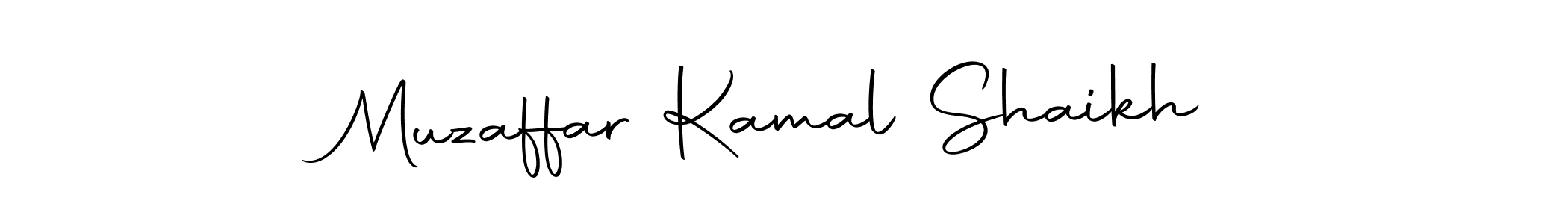 Make a short Muzaffar Kamal Shaikh signature style. Manage your documents anywhere anytime using Autography-DOLnW. Create and add eSignatures, submit forms, share and send files easily. Muzaffar Kamal Shaikh signature style 10 images and pictures png