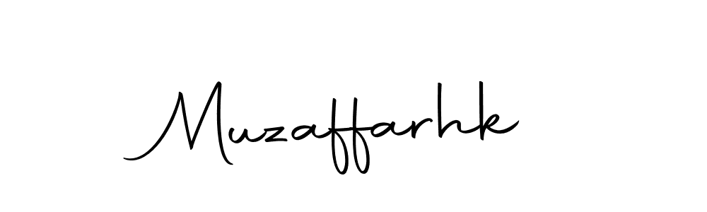 Use a signature maker to create a handwritten signature online. With this signature software, you can design (Autography-DOLnW) your own signature for name Muzaffarhk. Muzaffarhk signature style 10 images and pictures png