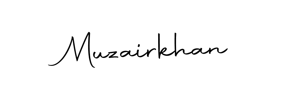 Design your own signature with our free online signature maker. With this signature software, you can create a handwritten (Autography-DOLnW) signature for name Muzairkhan. Muzairkhan signature style 10 images and pictures png