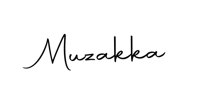 Create a beautiful signature design for name Muzakka. With this signature (Autography-DOLnW) fonts, you can make a handwritten signature for free. Muzakka signature style 10 images and pictures png