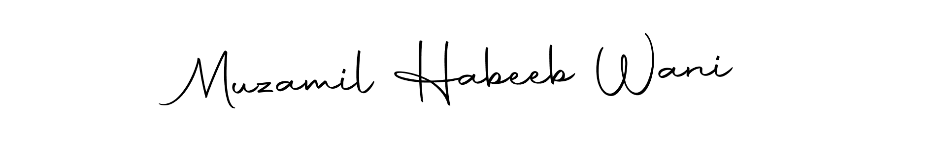 Similarly Autography-DOLnW is the best handwritten signature design. Signature creator online .You can use it as an online autograph creator for name Muzamil Habeeb Wani. Muzamil Habeeb Wani signature style 10 images and pictures png