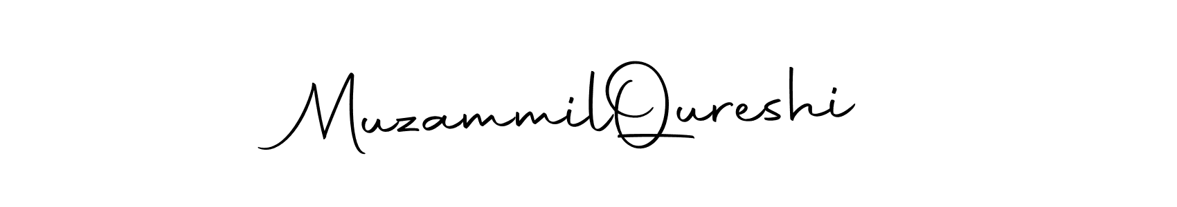 Design your own signature with our free online signature maker. With this signature software, you can create a handwritten (Autography-DOLnW) signature for name Muzammil  Qureshi. Muzammil  Qureshi signature style 10 images and pictures png