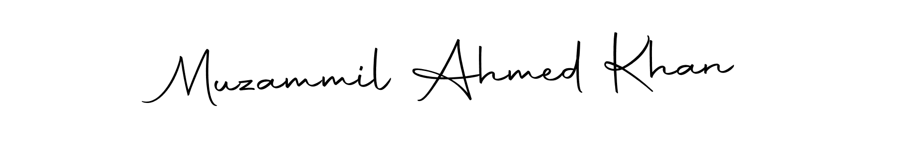 Also we have Muzammil Ahmed Khan name is the best signature style. Create professional handwritten signature collection using Autography-DOLnW autograph style. Muzammil Ahmed Khan signature style 10 images and pictures png