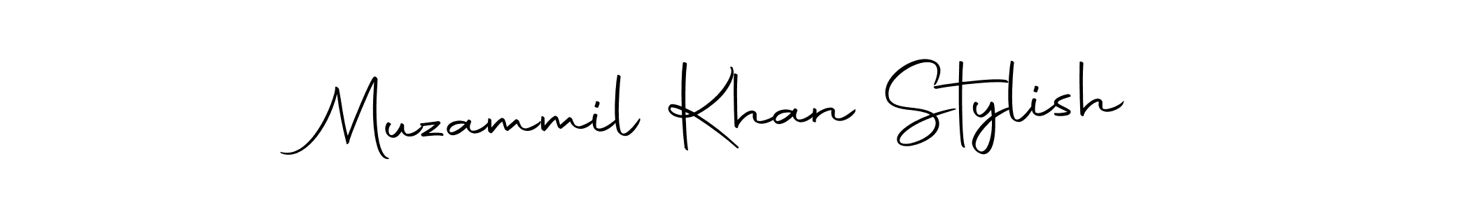 Make a short Muzammil Khan Stylish signature style. Manage your documents anywhere anytime using Autography-DOLnW. Create and add eSignatures, submit forms, share and send files easily. Muzammil Khan Stylish signature style 10 images and pictures png