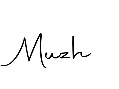 You should practise on your own different ways (Autography-DOLnW) to write your name (Muzh) in signature. don't let someone else do it for you. Muzh signature style 10 images and pictures png