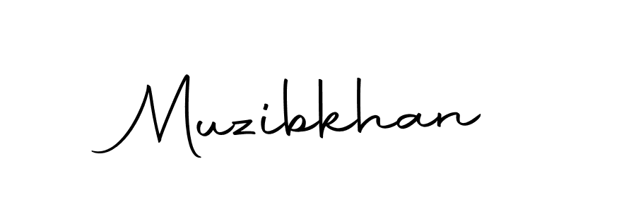 Make a beautiful signature design for name Muzibkhan. With this signature (Autography-DOLnW) style, you can create a handwritten signature for free. Muzibkhan signature style 10 images and pictures png