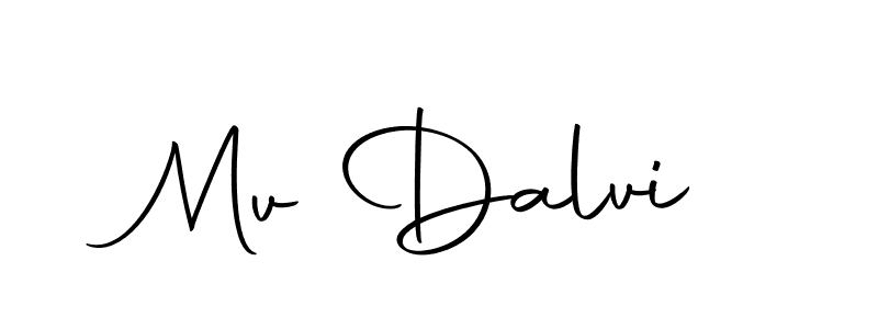 Make a beautiful signature design for name Mv Dalvi. With this signature (Autography-DOLnW) style, you can create a handwritten signature for free. Mv Dalvi signature style 10 images and pictures png