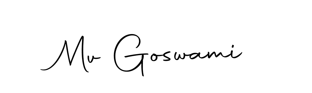 It looks lik you need a new signature style for name Mv Goswami. Design unique handwritten (Autography-DOLnW) signature with our free signature maker in just a few clicks. Mv Goswami signature style 10 images and pictures png