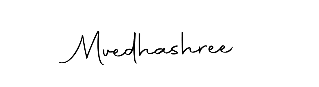 Make a beautiful signature design for name Mvedhashree. With this signature (Autography-DOLnW) style, you can create a handwritten signature for free. Mvedhashree signature style 10 images and pictures png