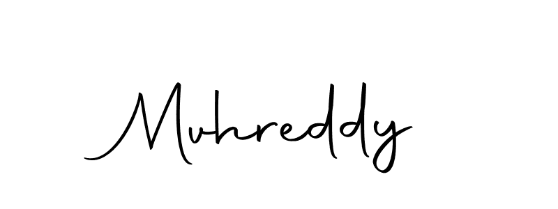 Design your own signature with our free online signature maker. With this signature software, you can create a handwritten (Autography-DOLnW) signature for name Mvhreddy. Mvhreddy signature style 10 images and pictures png