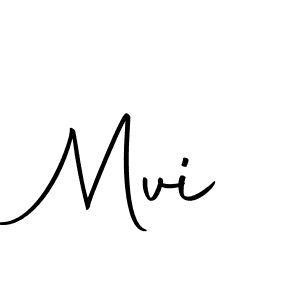 Create a beautiful signature design for name Mvi. With this signature (Autography-DOLnW) fonts, you can make a handwritten signature for free. Mvi signature style 10 images and pictures png