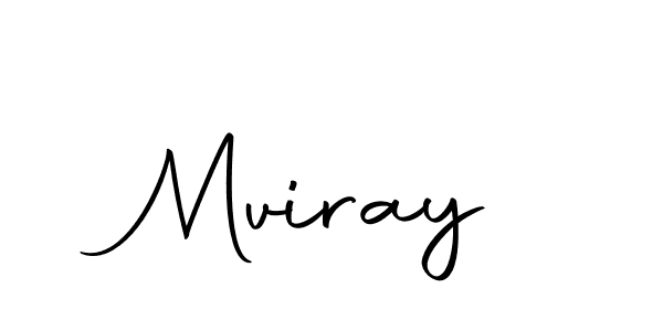 Make a beautiful signature design for name Mviray. With this signature (Autography-DOLnW) style, you can create a handwritten signature for free. Mviray signature style 10 images and pictures png