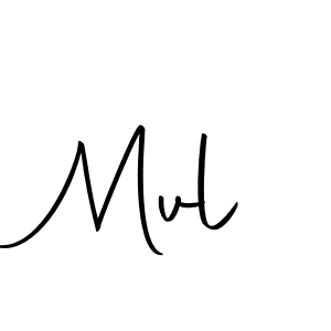 Create a beautiful signature design for name Mvl. With this signature (Autography-DOLnW) fonts, you can make a handwritten signature for free. Mvl signature style 10 images and pictures png