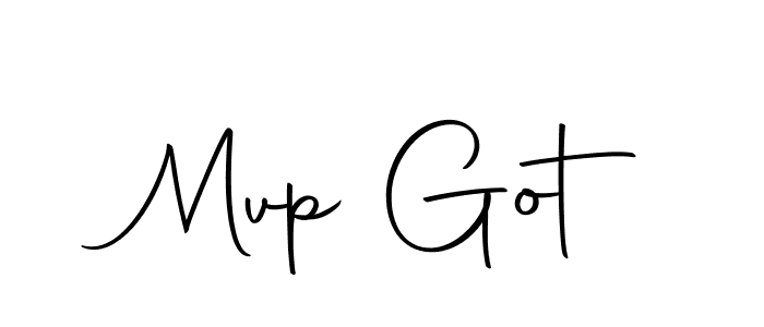 Use a signature maker to create a handwritten signature online. With this signature software, you can design (Autography-DOLnW) your own signature for name Mvp Got. Mvp Got signature style 10 images and pictures png