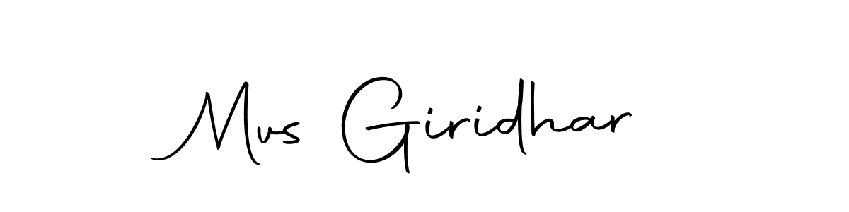 You should practise on your own different ways (Autography-DOLnW) to write your name (Mvs Giridhar) in signature. don't let someone else do it for you. Mvs Giridhar signature style 10 images and pictures png