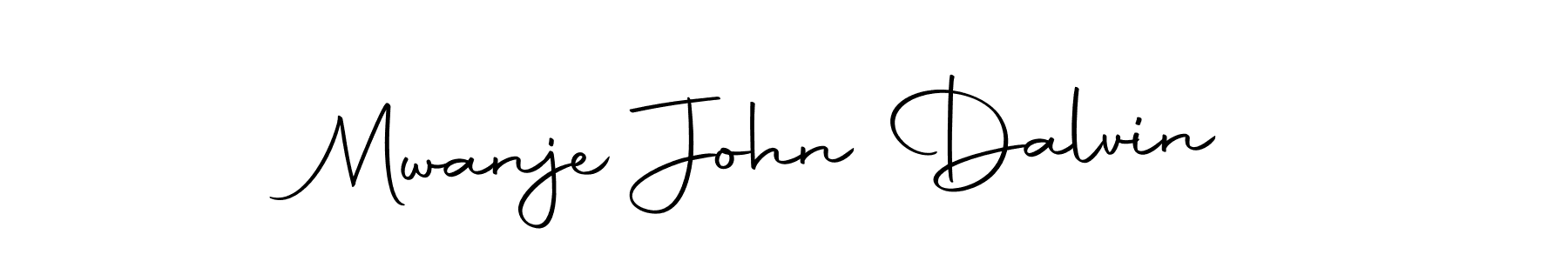 How to make Mwanje John Dalvin name signature. Use Autography-DOLnW style for creating short signs online. This is the latest handwritten sign. Mwanje John Dalvin signature style 10 images and pictures png