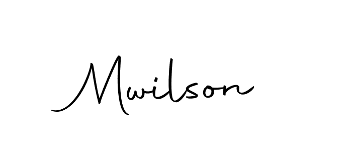 Also we have Mwilson name is the best signature style. Create professional handwritten signature collection using Autography-DOLnW autograph style. Mwilson signature style 10 images and pictures png