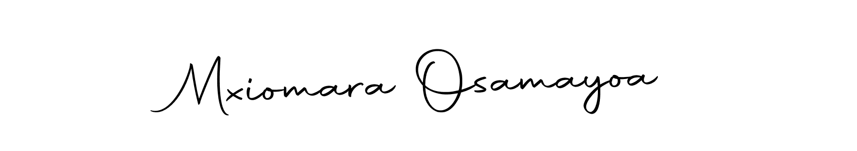 Mxiomara Osamayoa stylish signature style. Best Handwritten Sign (Autography-DOLnW) for my name. Handwritten Signature Collection Ideas for my name Mxiomara Osamayoa. Mxiomara Osamayoa signature style 10 images and pictures png