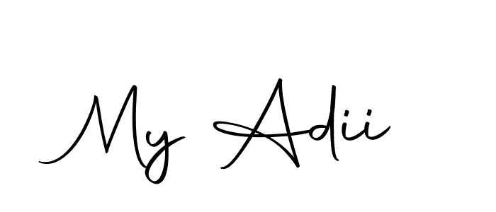 How to make My Adii signature? Autography-DOLnW is a professional autograph style. Create handwritten signature for My Adii name. My Adii signature style 10 images and pictures png