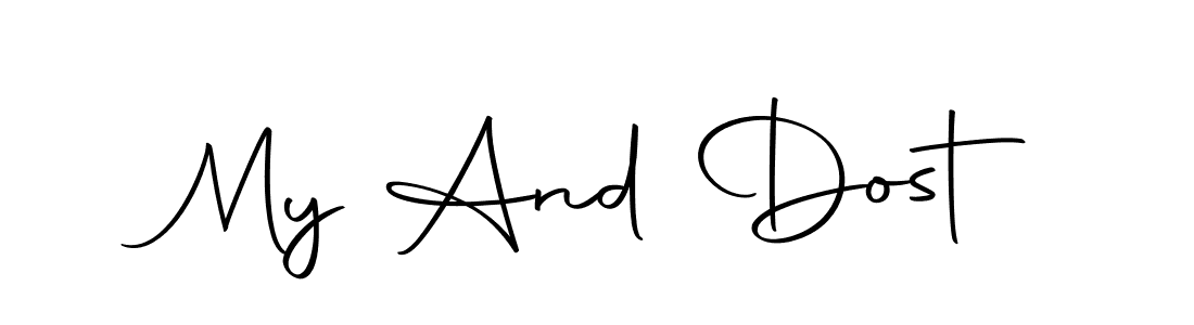 How to make My And Dost signature? Autography-DOLnW is a professional autograph style. Create handwritten signature for My And Dost name. My And Dost signature style 10 images and pictures png