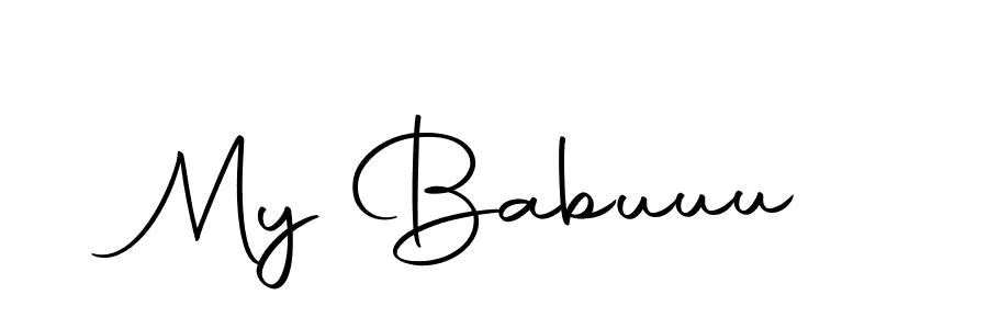 Similarly Autography-DOLnW is the best handwritten signature design. Signature creator online .You can use it as an online autograph creator for name My Babuuu. My Babuuu signature style 10 images and pictures png