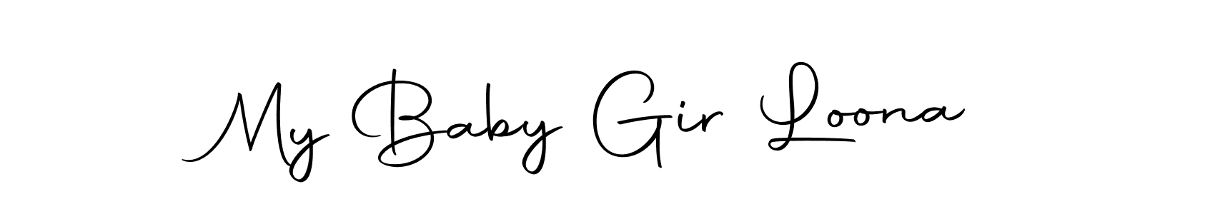 Make a beautiful signature design for name My Baby Gir Loona. Use this online signature maker to create a handwritten signature for free. My Baby Gir Loona signature style 10 images and pictures png