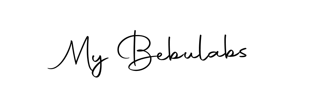 Design your own signature with our free online signature maker. With this signature software, you can create a handwritten (Autography-DOLnW) signature for name My Bebulabs. My Bebulabs signature style 10 images and pictures png