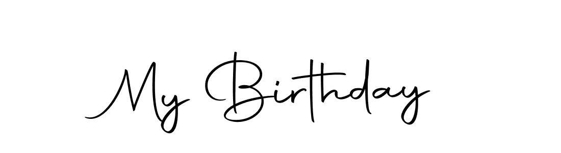 The best way (Autography-DOLnW) to make a short signature is to pick only two or three words in your name. The name My Birthday include a total of six letters. For converting this name. My Birthday signature style 10 images and pictures png