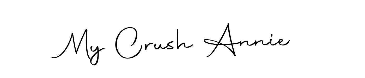 It looks lik you need a new signature style for name My Crush Annie. Design unique handwritten (Autography-DOLnW) signature with our free signature maker in just a few clicks. My Crush Annie signature style 10 images and pictures png