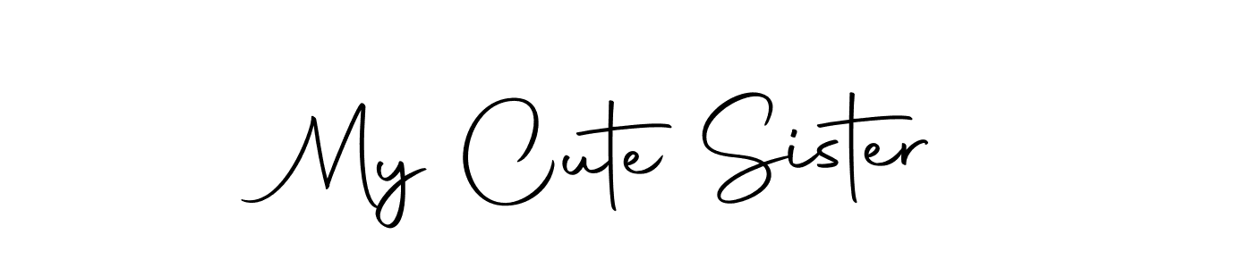 Autography-DOLnW is a professional signature style that is perfect for those who want to add a touch of class to their signature. It is also a great choice for those who want to make their signature more unique. Get My Cute Sister name to fancy signature for free. My Cute Sister signature style 10 images and pictures png