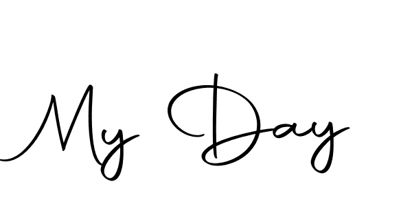 if you are searching for the best signature style for your name My Day. so please give up your signature search. here we have designed multiple signature styles  using Autography-DOLnW. My Day signature style 10 images and pictures png