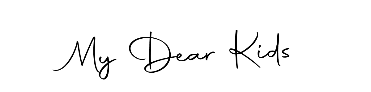 Create a beautiful signature design for name My Dear Kids. With this signature (Autography-DOLnW) fonts, you can make a handwritten signature for free. My Dear Kids signature style 10 images and pictures png