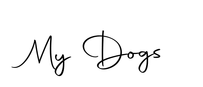 You can use this online signature creator to create a handwritten signature for the name My Dogs. This is the best online autograph maker. My Dogs signature style 10 images and pictures png