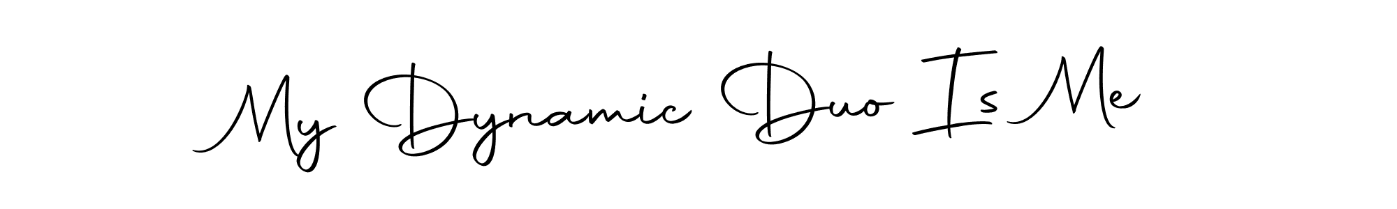 Autography-DOLnW is a professional signature style that is perfect for those who want to add a touch of class to their signature. It is also a great choice for those who want to make their signature more unique. Get My Dynamic Duo Is Me name to fancy signature for free. My Dynamic Duo Is Me signature style 10 images and pictures png