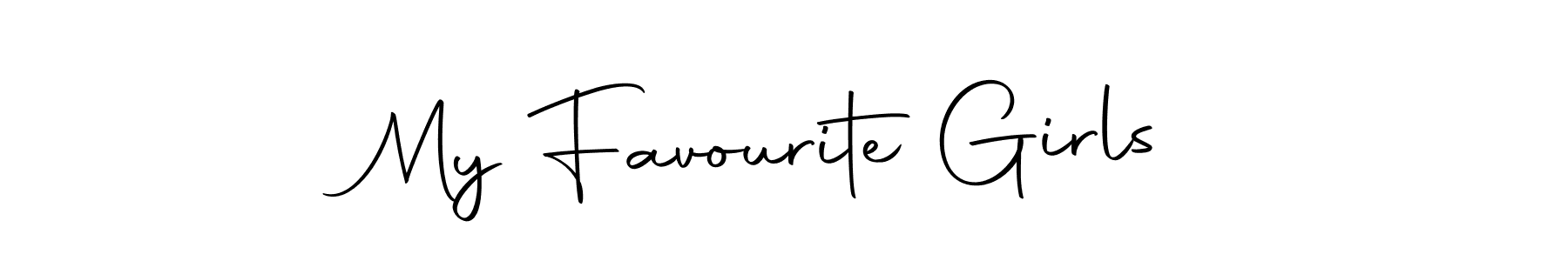 My Favourite Girls stylish signature style. Best Handwritten Sign (Autography-DOLnW) for my name. Handwritten Signature Collection Ideas for my name My Favourite Girls. My Favourite Girls signature style 10 images and pictures png