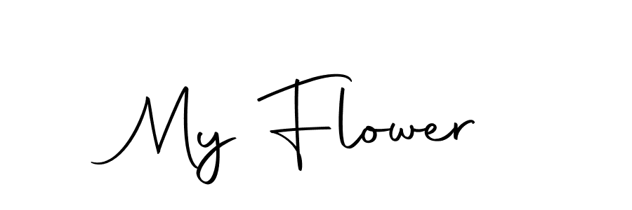 Create a beautiful signature design for name My Flower. With this signature (Autography-DOLnW) fonts, you can make a handwritten signature for free. My Flower signature style 10 images and pictures png