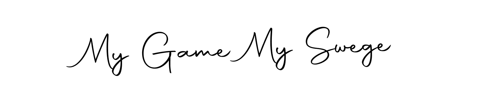 How to make My Game My Swege name signature. Use Autography-DOLnW style for creating short signs online. This is the latest handwritten sign. My Game My Swege signature style 10 images and pictures png
